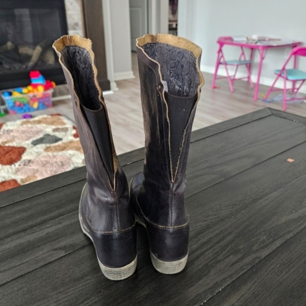 Fly London Tall Leather Boots - Picture 5 of 7